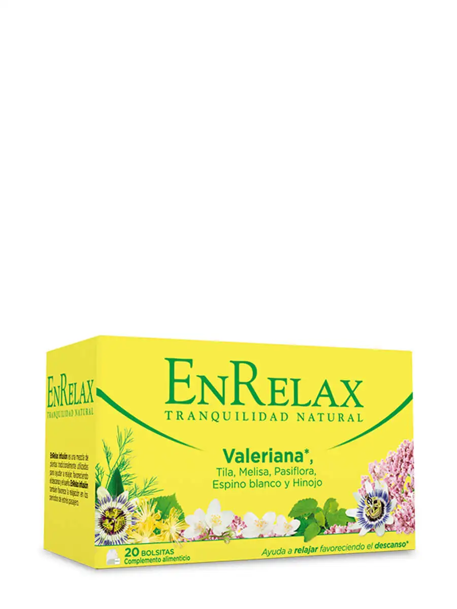 Aqulea enrelax relaxing infusion 20 sachets-helps you relax and makes sleep easier