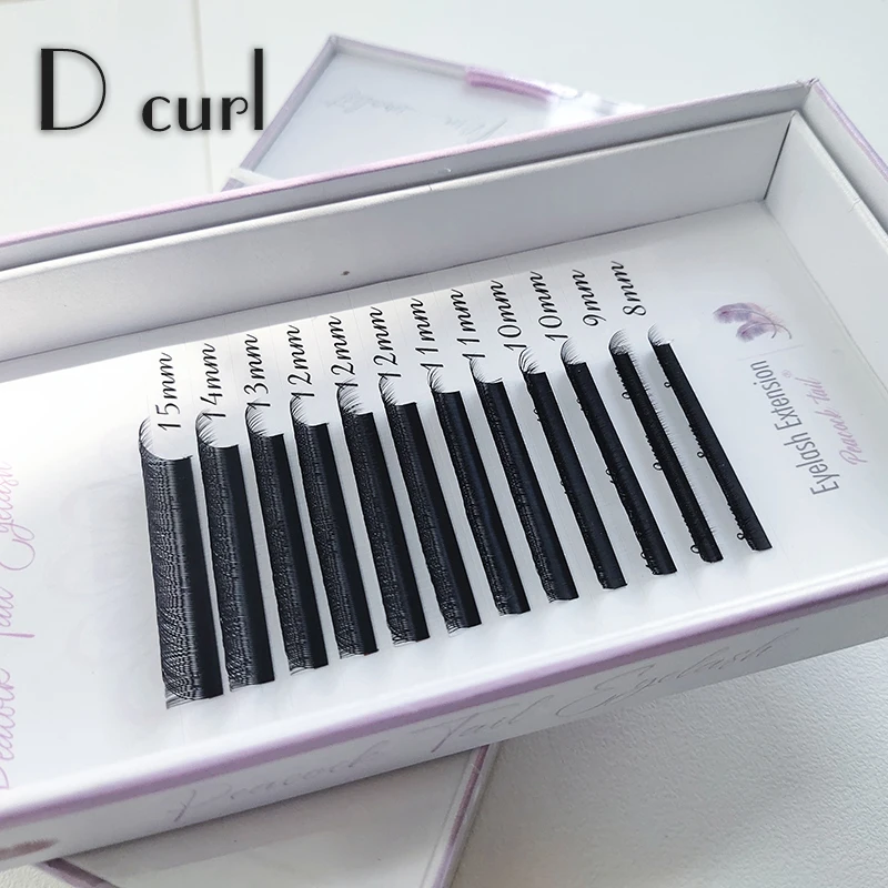 New 0.07 YY shape volume lashes y eyelash Hand Woven Premium soft eyelash extension goddess