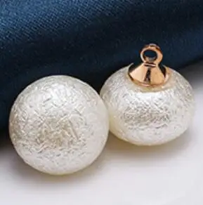 10pcs/lot Size: 10mm-16mm White Pearl Metal Buttons Fashion Button Women's Shirt cheongsam Sewing Accessories (SSA-3354)