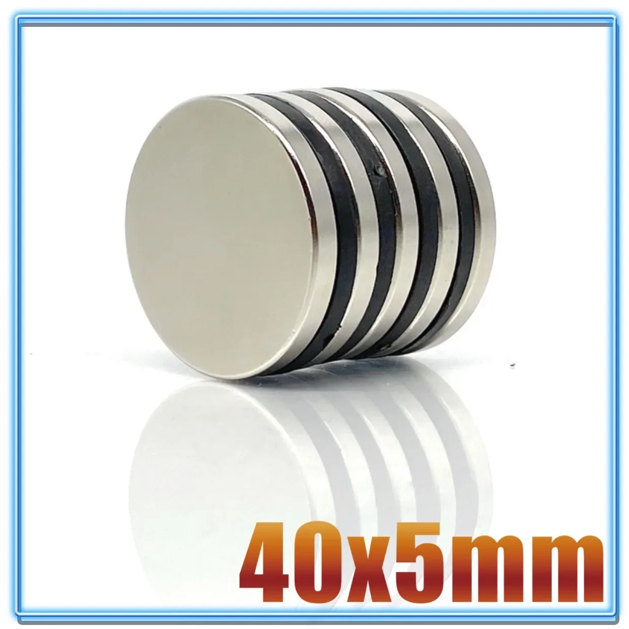 

Round 40X5mm Magnet 1/2/5/10pcs 40*5mm Accessory for Classroom Science Whiteboard Kitchen Garage Tool Refrigerator