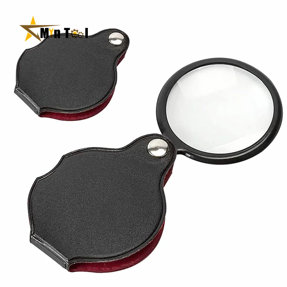 10X Magnifying Glasses For Kids Senior Pocket Magnifier For Reading Close Work Mini Folding Magnifying Magnify Glass