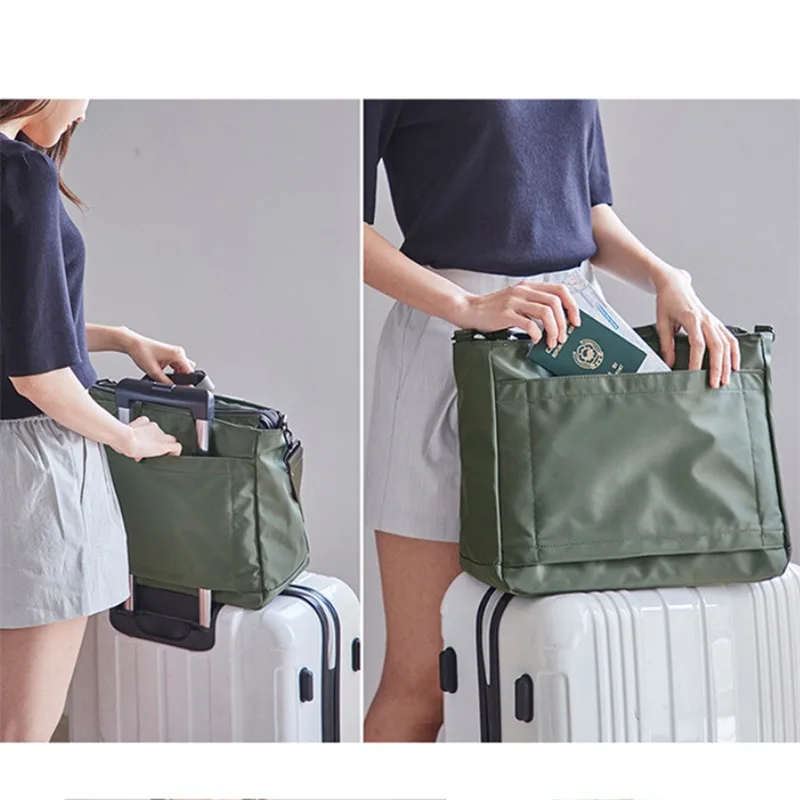 Korean Style Business Bag For Women Men Nylon Cloth Messenger Bag Shoulder Bag Fashion Travel Handbag Casual Laptop Bag