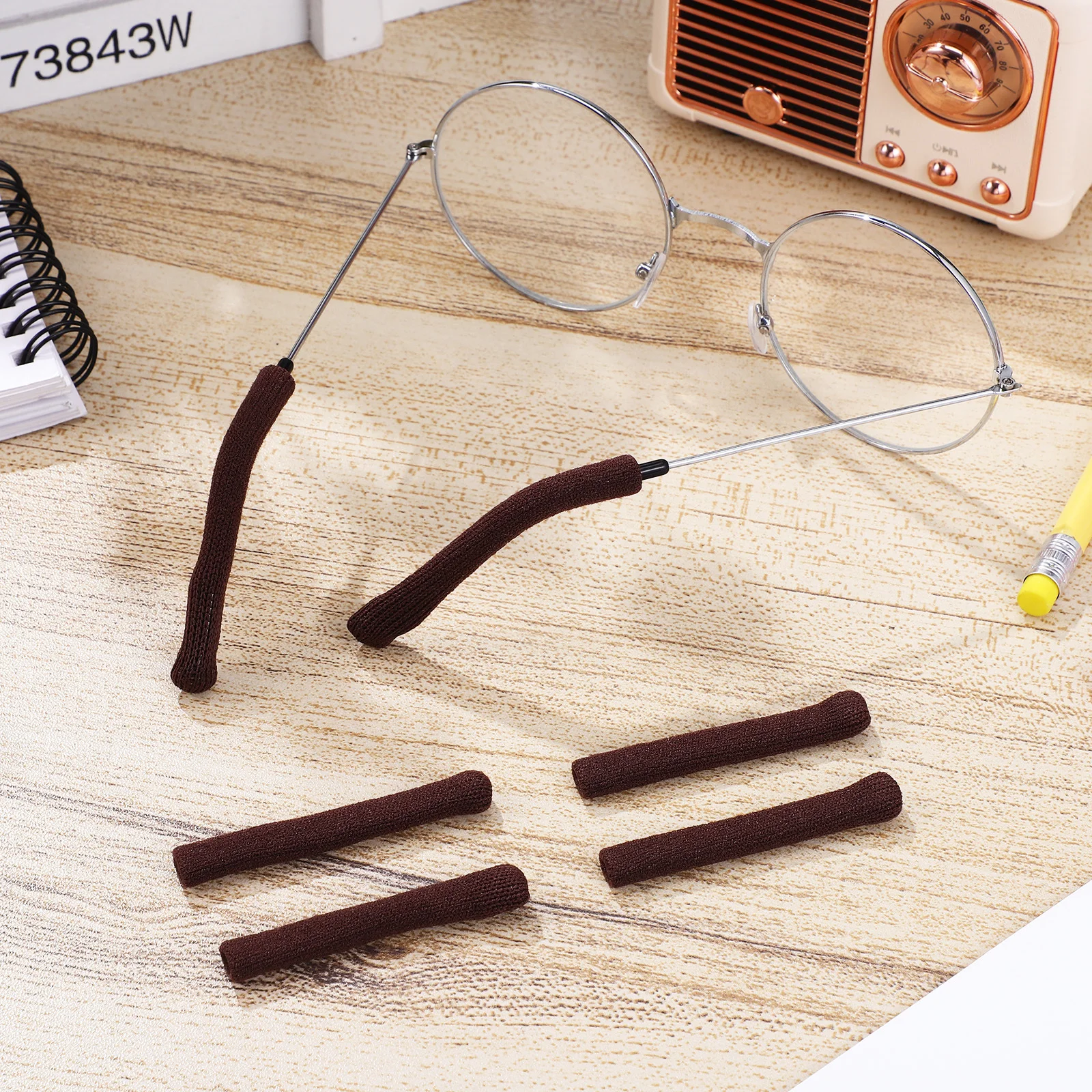 3Pairs Eyeglass Ear Cushions Comfortable Breathable Non Slip Glasses Ear Grips Temple Tips for Eyewear Retainer