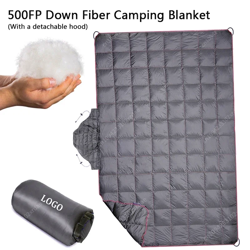 NewChina Factory Hochwertige Nylon-Daunendecke, wasserdicht, leicht, tragbar, für Reisen, Camping, geschwollene Decke, 90er-Daunendecke