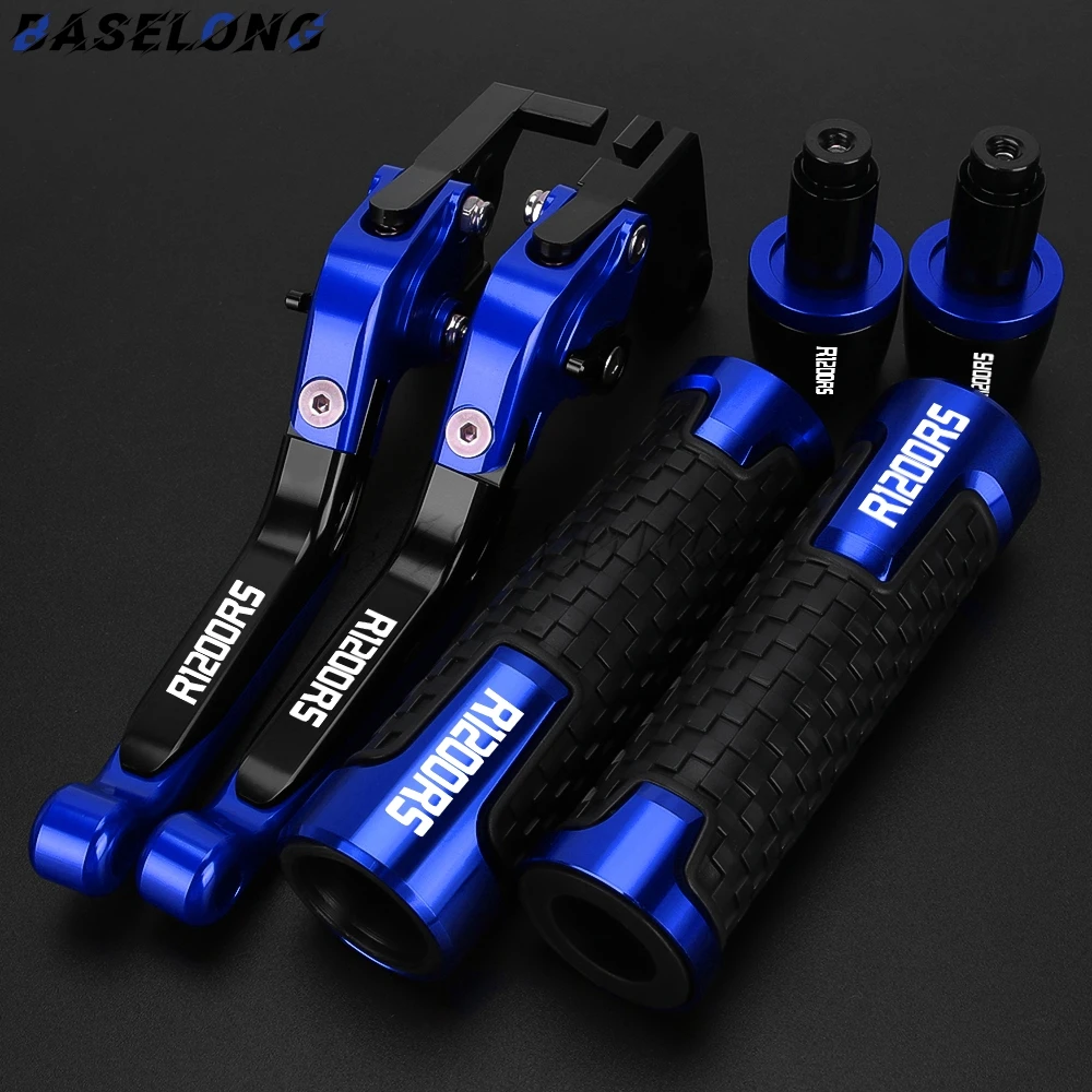 

For BMW R1200RS R 1200RS R1200 RS 2015 2016 2017 2018 Motorcycle Parts Adjustable Clutch Brake Levers Handle Bar End Grips Caps