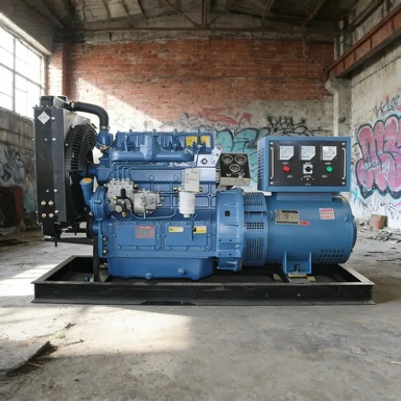 Water Cooled Diesel Generator Set 200kW 250kVA Silent Genset for Data Center Commercial Building Continuous Power Use  