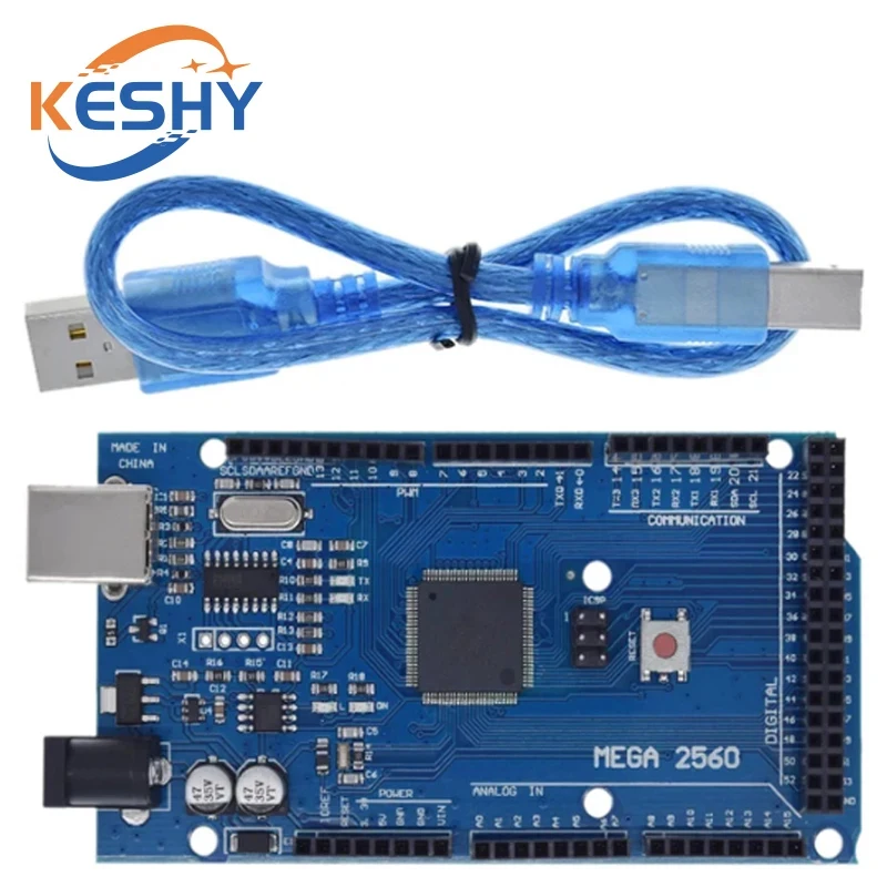 Mega2560 ATMEGA16U2/Pro Mini MEGA 2560 Mega + WiFi R3 ATmega2560 Chip CH340G Per Arduino Mega R3 Scheda di Sviluppo WeMos ESP8266