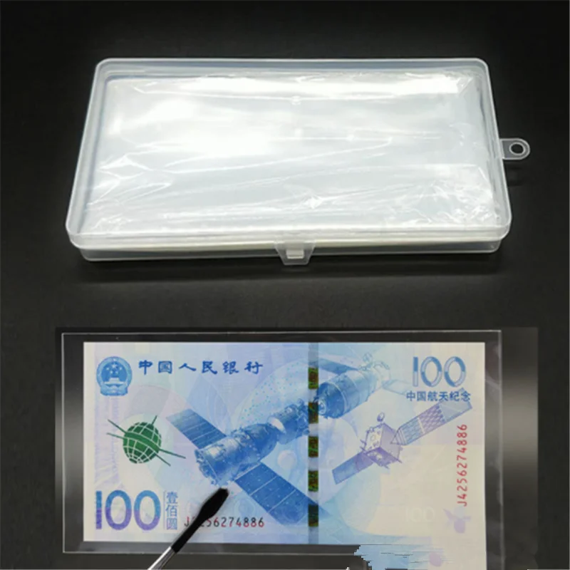 10/100Pcs Money Banknote Paper Money Album Page Collecting Holder Sleeves 3-slot Loose Leaf Sheet Album Protection