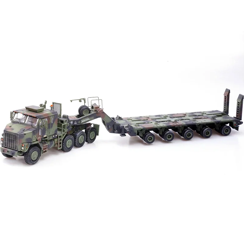 American Oshkosh M1070 Heavy Truck 1/72 Transport Truck Camouflage Color Model Collectible Ornament