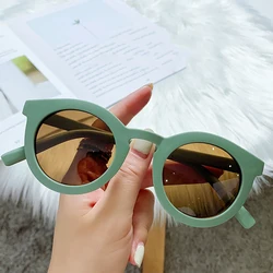 RBROVO Retro Vintage Round Sunglasses Women Fashion Trending Jelly Candy Color Shades UV400 Classic Men Grey Tea Sun Glasses