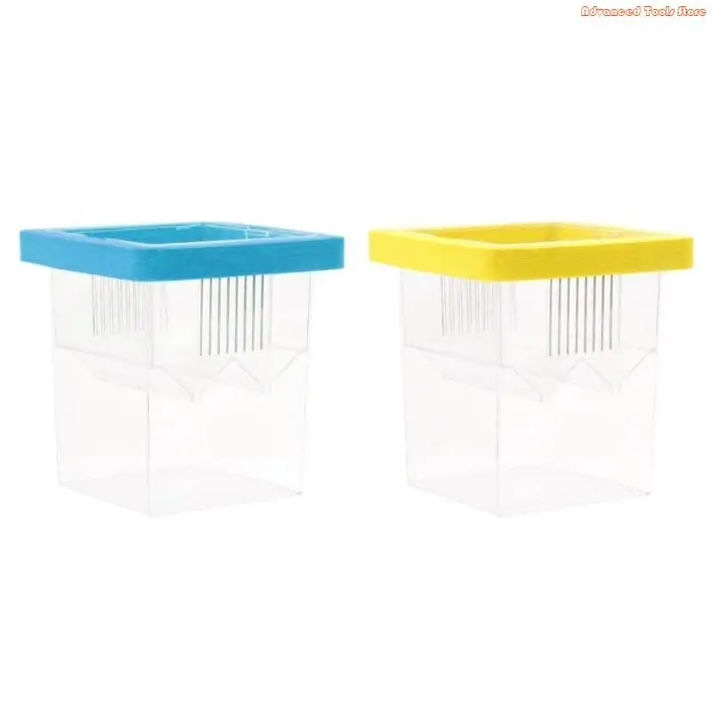 Fish Breeding Box Aquarium Hatchery Incubator Box with Suction Cups for Newborns W91B