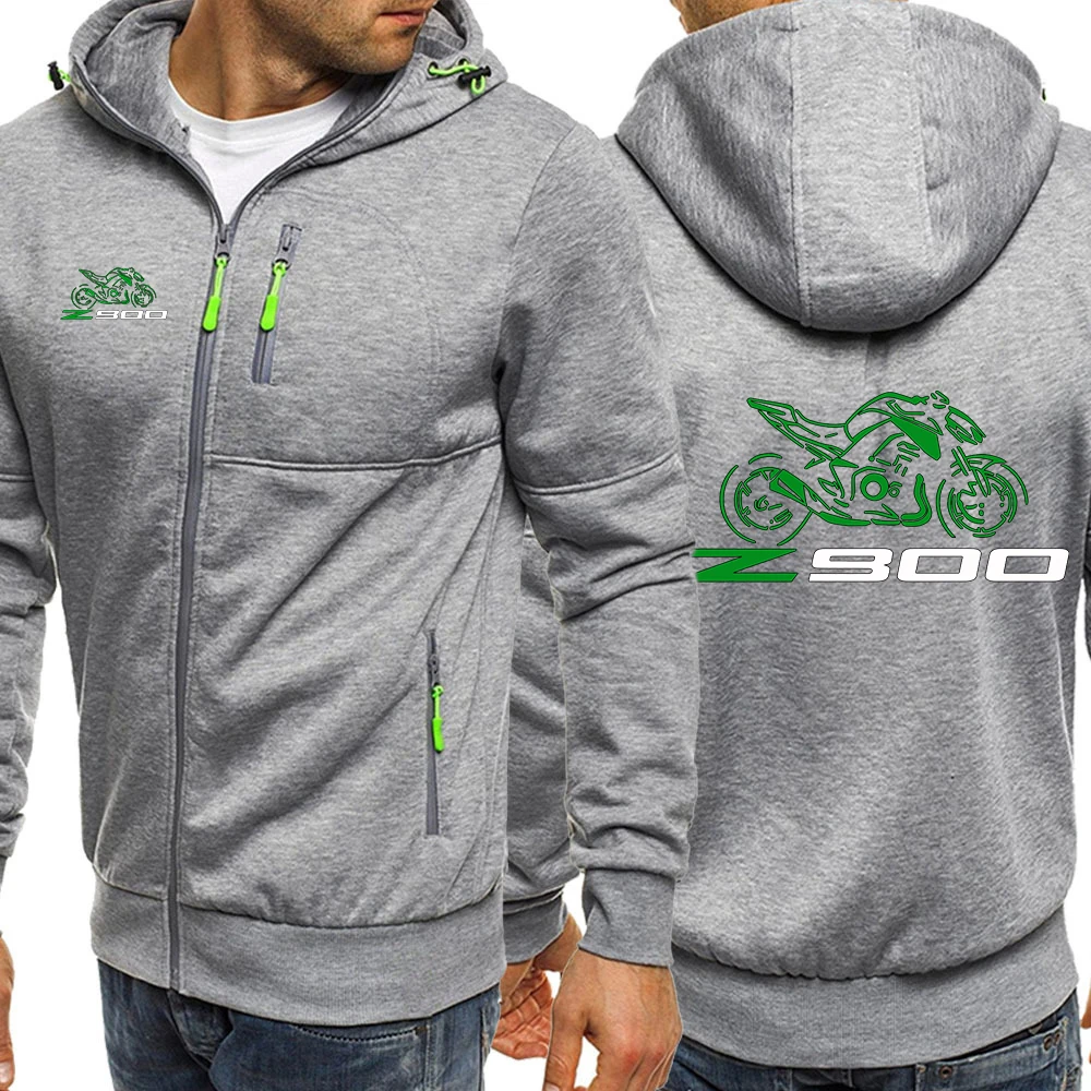 Motorcycle Z 900 Logo Print Simple Style Jacket 2026 Spring And Autumn Men's Lightweight Versatile Premium Handsome Hoodies Coat view 3