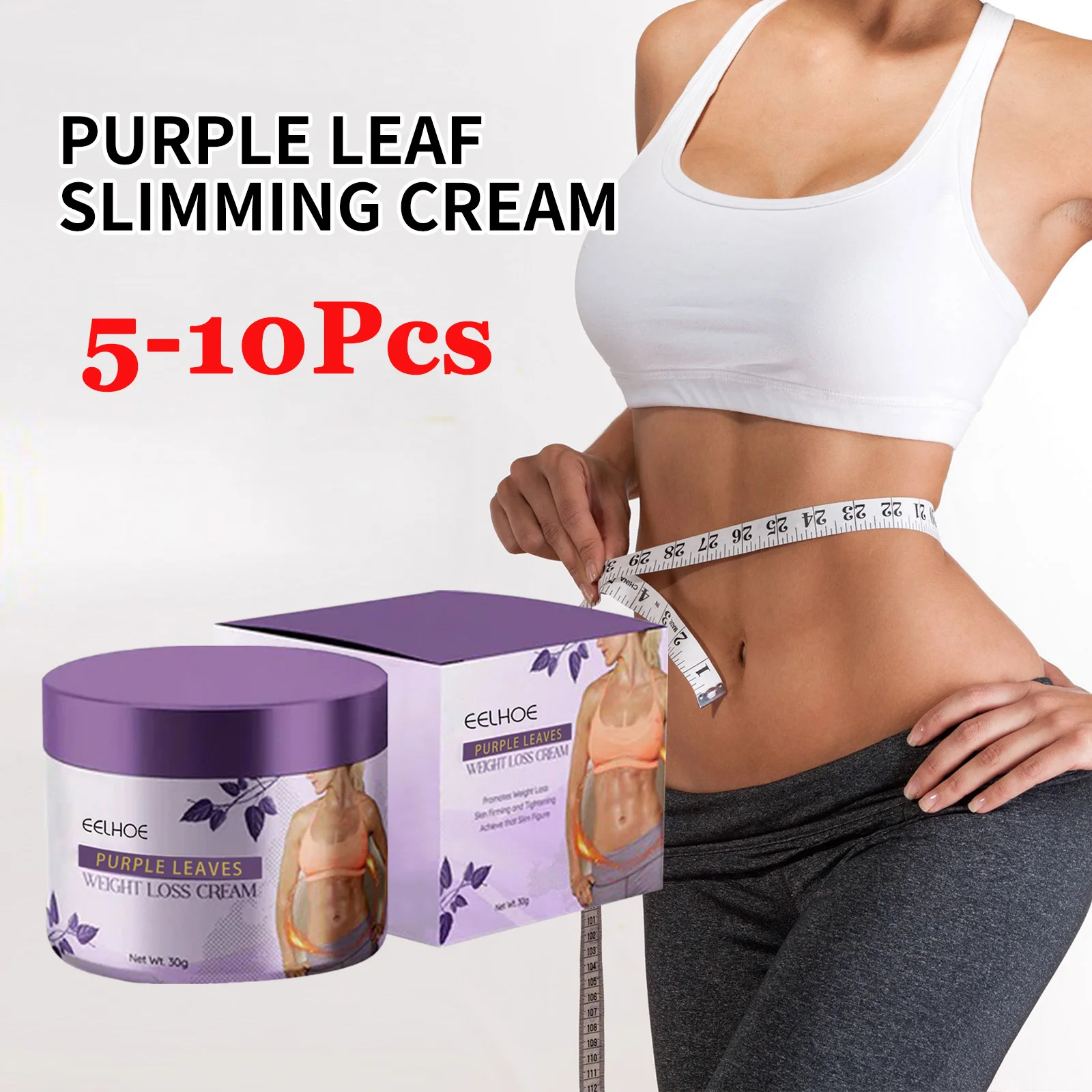 

Purple Leaf Slimming Cream Body Firming Contouring Lotion Shaping Tightening Waist Skin Burning Fat Curvy Slimming Body Cream