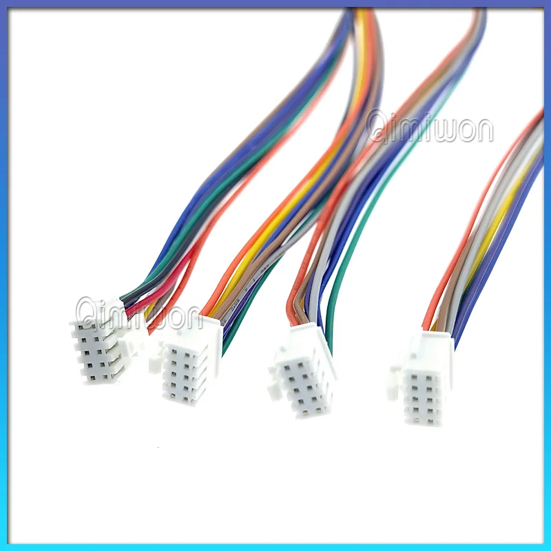5Pcs PHB2.0  2x2/3/4/5/6/7/8/ Pin Pitch Wire Cable Connector PHB 2.0MM Female Plug Socket 20cm Length 26 AWG
