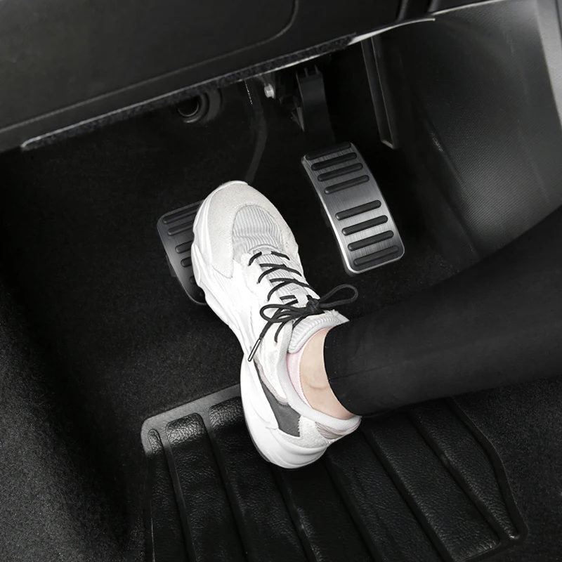 

Подставка для ног акселератора, педали газа, наклейка, противоскользящая педаль, украшение для Smart 453 451, Fortwo Forfour, автомобильные аксессуары