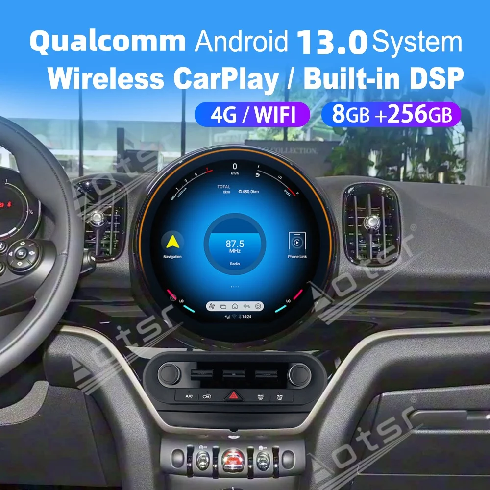 Car Multimedia Automotive Player For MlNl Countryman F60 2017~2023 Android Auto Carplay GPS Navigation Car Radio Head Unit