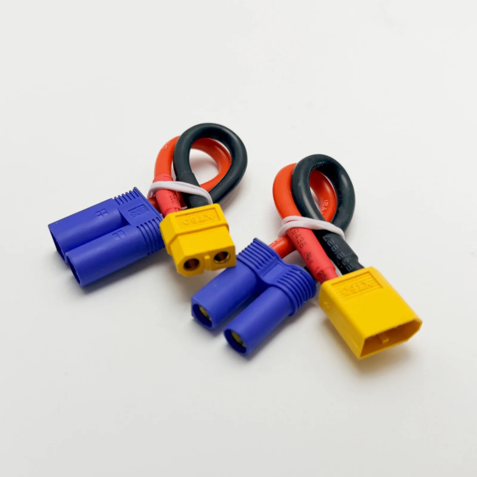 Adaptateur de connecteurs XT60 vers EC5 femelle/mâle, câble d'extension 12AWG 100mm pour chargeur de batterie Lipo RC, pièces de bricolage