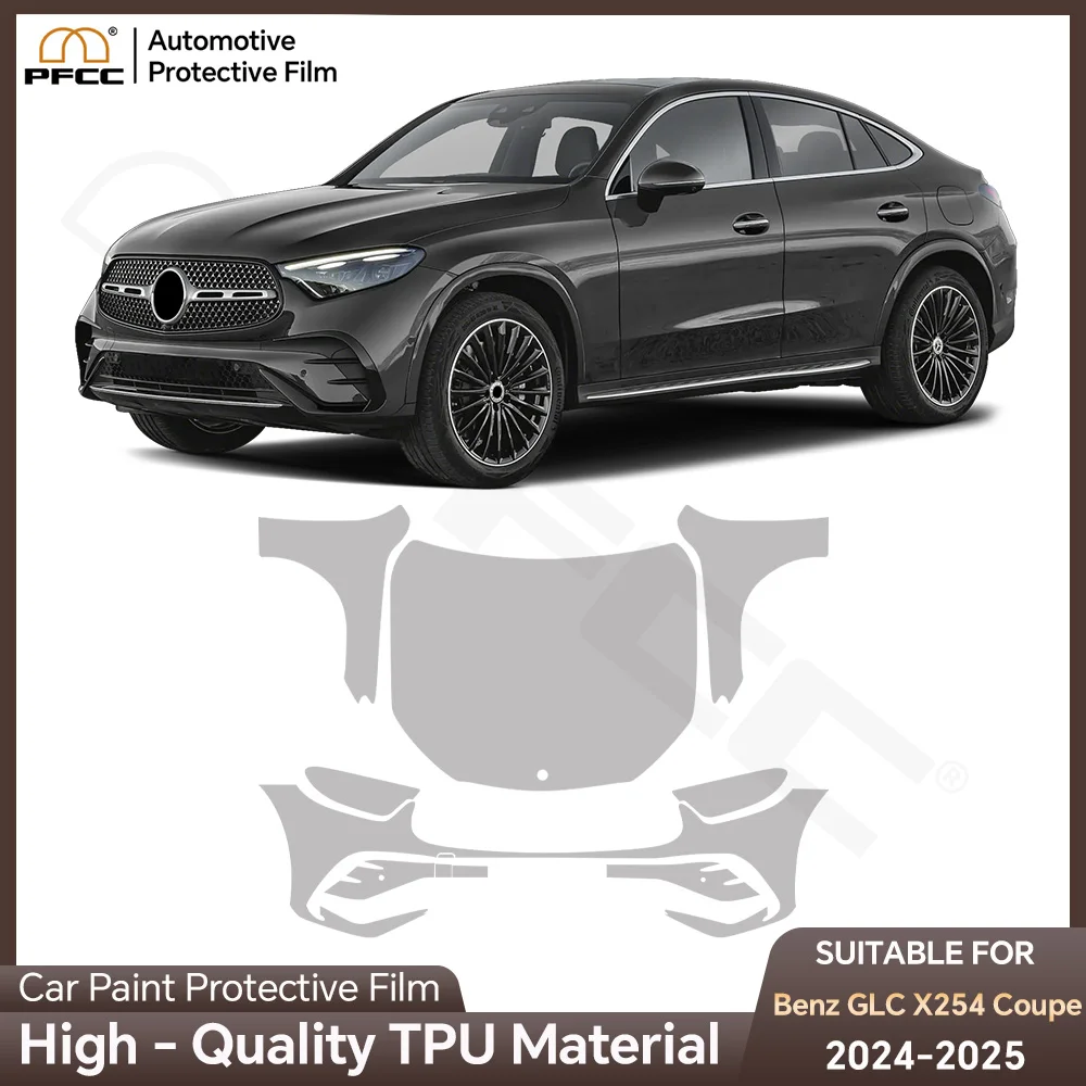 

Pre-Cut TPU PPF Paint Protection Film Car Anti Scratch Car Body Clear Bra Clear For Mercedes-Benz GLC X254 Coupe 2024 2025