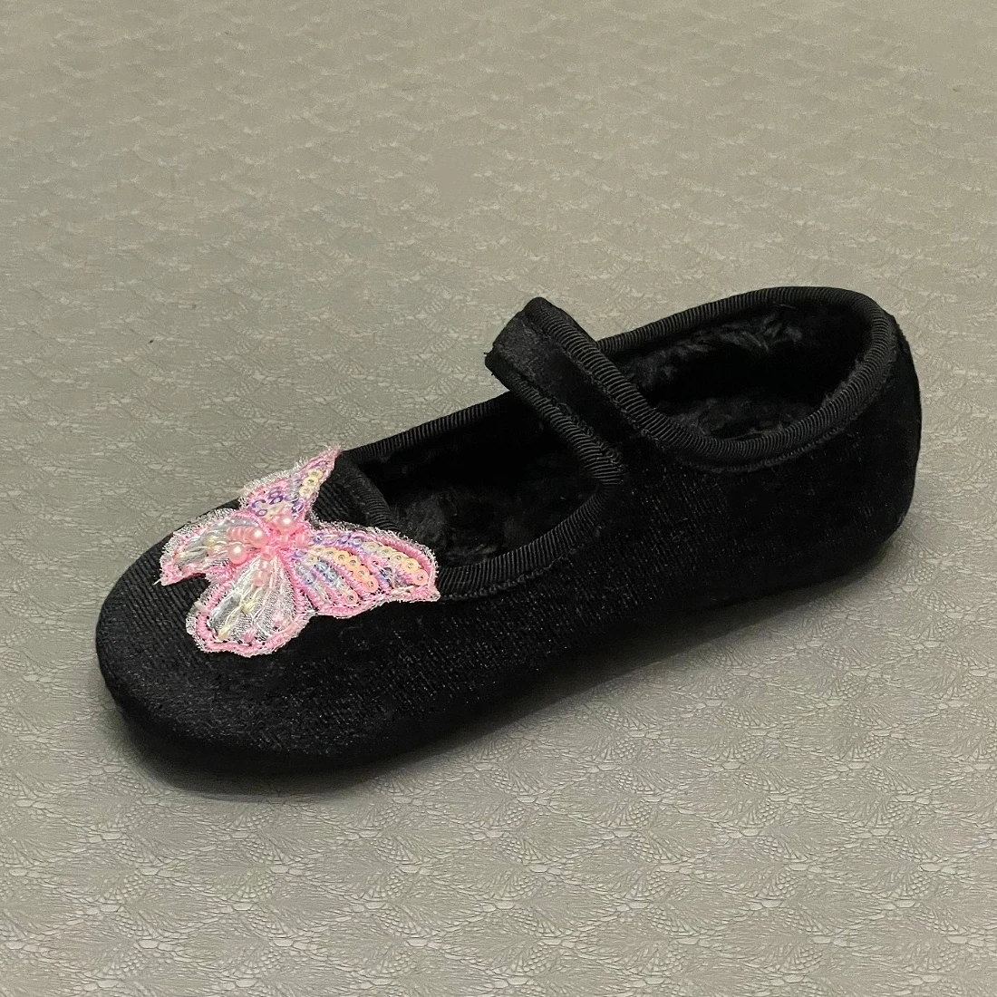 Popular Wholesale Butterfly Shape Princess Shoes Fashion Dressing Shallow Performance Girls' Shoes 24-36 Yards Birthday Gift