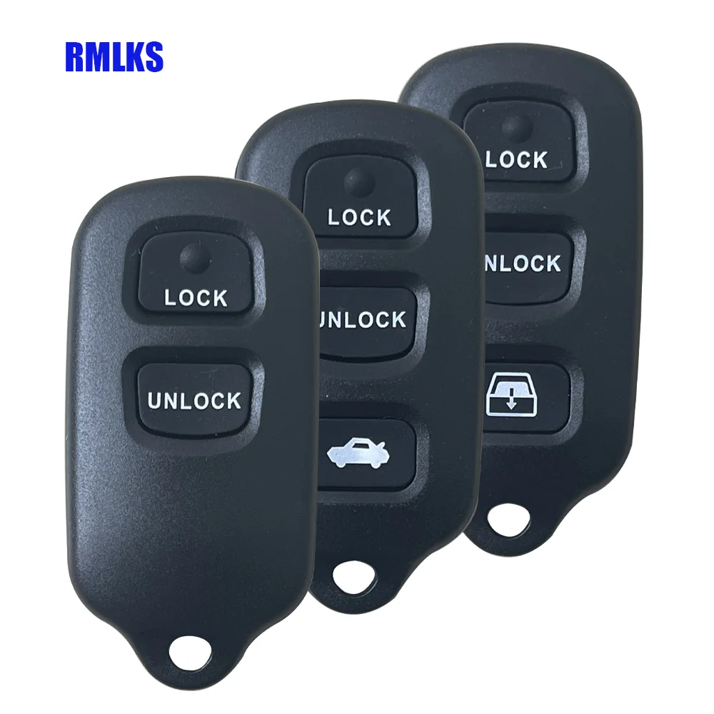 New 2/3/4 Buttons Replacement Key Keyless Remote Shell Pad Cover Fob Case For Toyota RAV4 Prius Celica Highlander