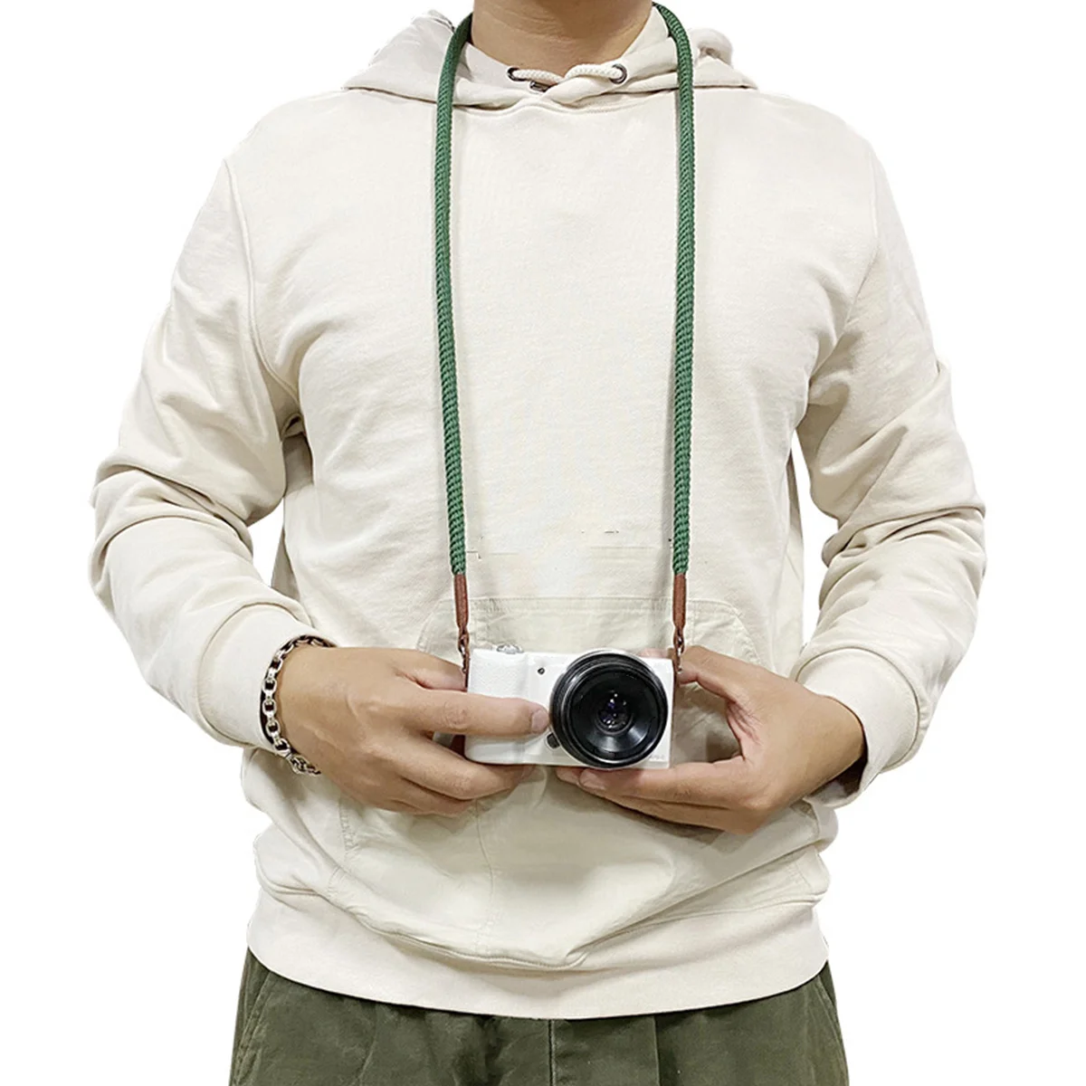 

1PC Interchangeable Lens Digital Camera Lanyard Sturdy Camera Hanging Rope Micro Single Camera Harness Strap Pure Cotton Camera