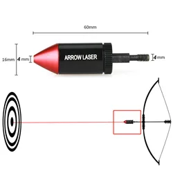 With Battery Premium Quality Arrow Laser Bore Sight Collimator Red Dot for Bow Crossbow Archery Arrow Target Shooting Hunting