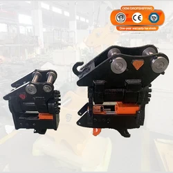 GJEM hydraulic attachments Advanced automatic tilt rotator coupling systems excavators  tilt rotator quick hitch