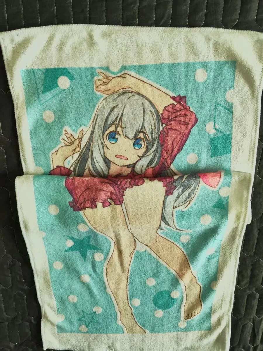 アニメキャラクターマイクロファイバータオル感熱変色タオルビーチ水泳