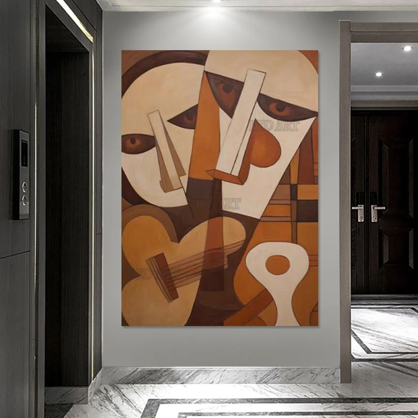 

Handmade Modern Famous Picasso Figure Art Picture Art Oil Painting Reproduction Large Wall Canvas Poster Murals Art For Hotel