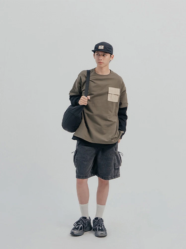 

Queenop 2025 ex Outdoor Wide Fit ort Sve T-irt ket Design Breathable Cotton Polyester Blend Summer Top