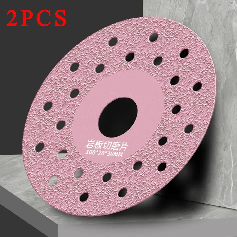 

2PCS 100mm Diamond Grinding Disc for Angle Grinder Suitable for Marble Tile Stone Concrete and Masonry Projects