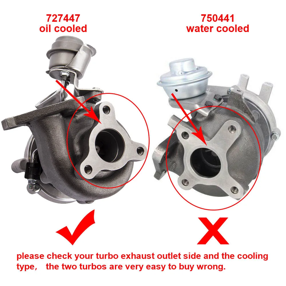 GT1849V Turbocharger for Nissan Almera Di 2.2L YD22ED/YD1 14411AW400 727477-5006 for XTrail T30 125hp 136HP 100KW GT1849V 727477