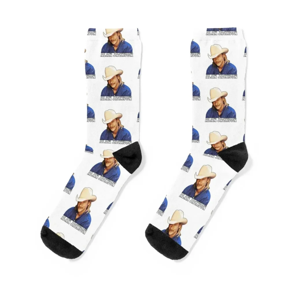 

Alan Jackson Socks man cotton Men Socks Women's