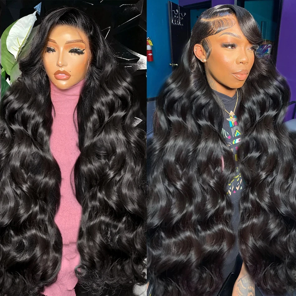

13x4 Lace Frontal Human Hair Wig Body Wave Lace Front Wigs Pre Plucked 30 40 Inch Wigs For Black Women Brazilian Brazilian Wigs