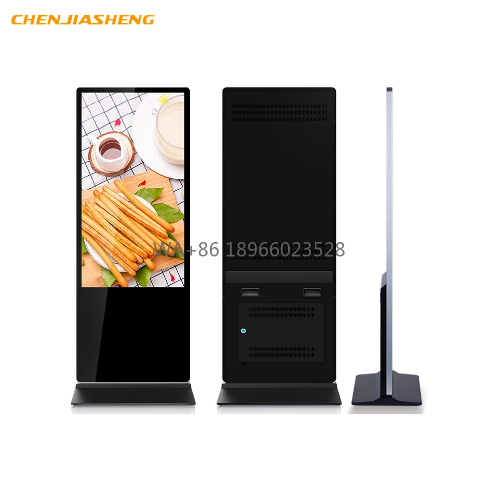 43 Inch HD Commercial LCD  Player Floor Standing Digital Signage and Display for Elevators Retail Stores