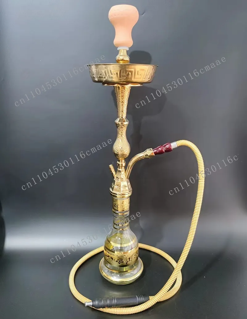 Zinc Alloy Egyptian Hookah Shisha Set Hookah Wholesale Large 70cm Luxury Sheesha Nargile
