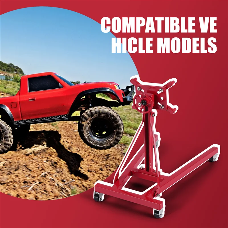

A13Q-Bracket Engine Stand For 1/10 RC Crawler Car Traxxas TRX4 Axial SCX10(Remote Control Car Simulation Model)
