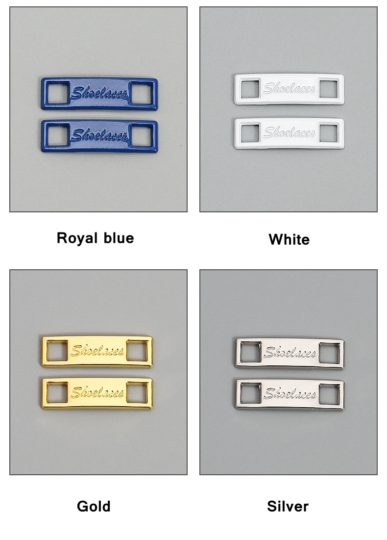 1 Pair Sneaker Shoelaces Buckle Charm Shoes Decorations Metal Kits Buckle Shoelace Charms Personalize Shoe Accessories New