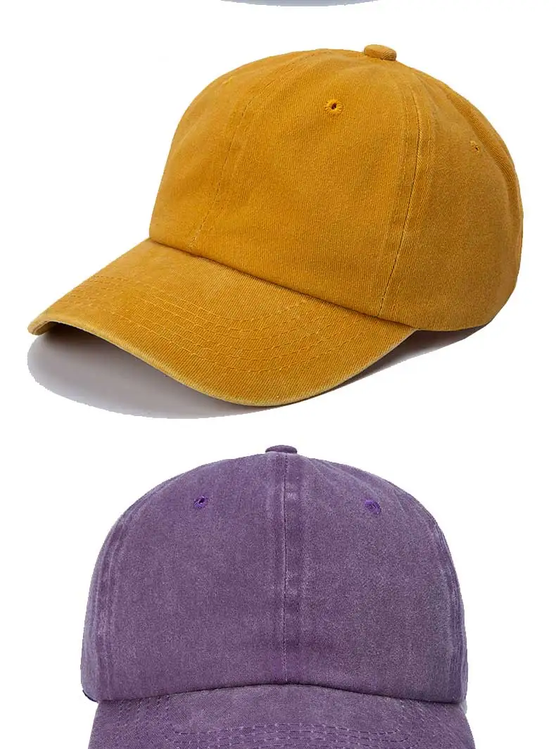 Maßgefertigte Baseballkappe Herren Outdoor-Kappe aus Gewaschener Baumwolle Sonnenschutz-Mütze Weiche Kappe mit Individueller Stickerei Logo Damen-Kappe – Detail 10
