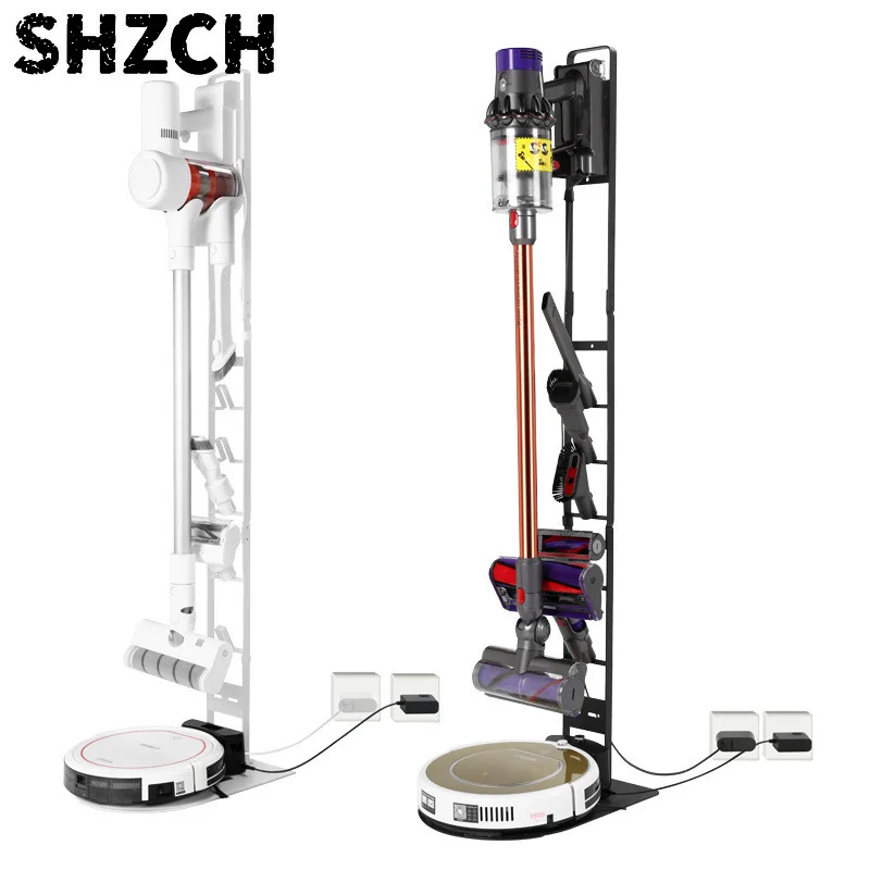 Vacuum Cleaner Storage Braet Swee Robot Cleaner Dustpan Holder Carbon Steel No Drilling Required For Livin