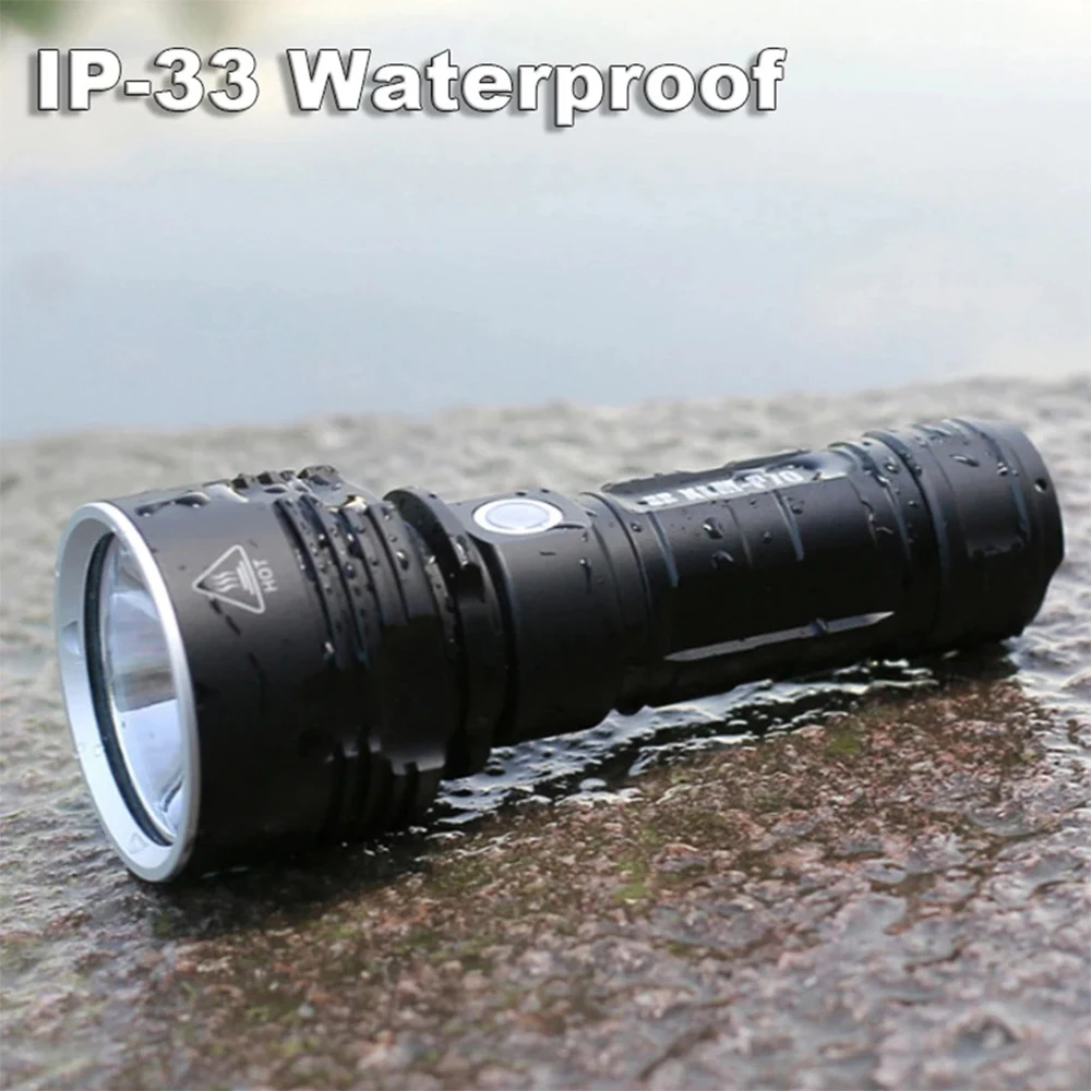 Tactical Torch High Power XHP70 LED Flashlight USB Rechargeable Lantern Waterproof Lamp Ultra Bright Lantern For Camping Outdoor