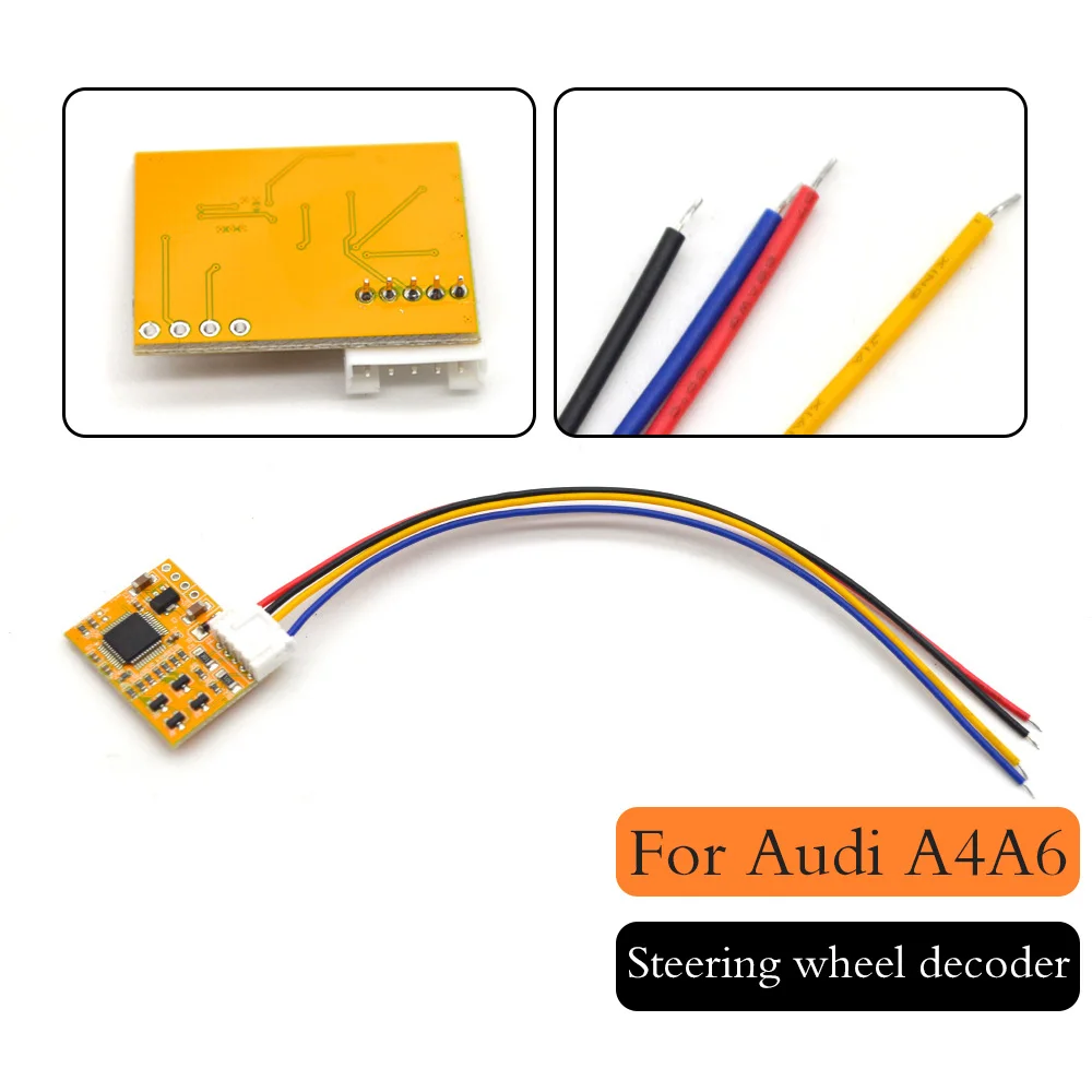 

For Audi A4A6 steering wheel decoder Universal decoder Upgrading from old models to new ones