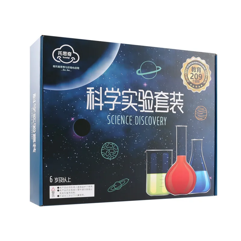 Set di esperimenti scientifici, pacchetto di materiali per invenzione della produzione tecnologica per bambini Piccolo esperimento di chimica fai-da-te
