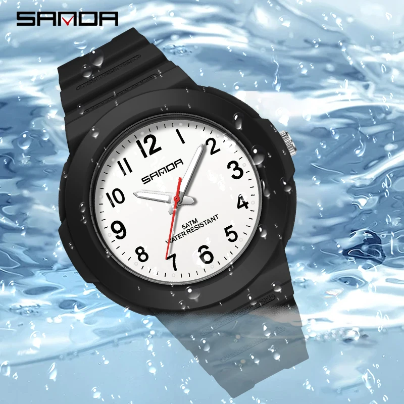 Fashion Sanda Women Silicone Boy Girl Analog Quartz Wrist Watch Baseball Sports Waterproof Casual Clock Children Simple Gifts