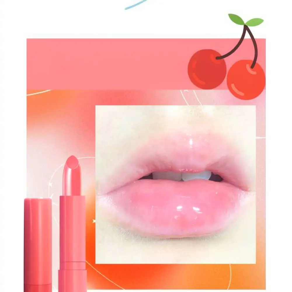 For OMGA Fruit Extract Color Changing Lipstick Hydration Lip Balm Smoothing Nourishing Long Lasting Natural Tinted Lip Oil