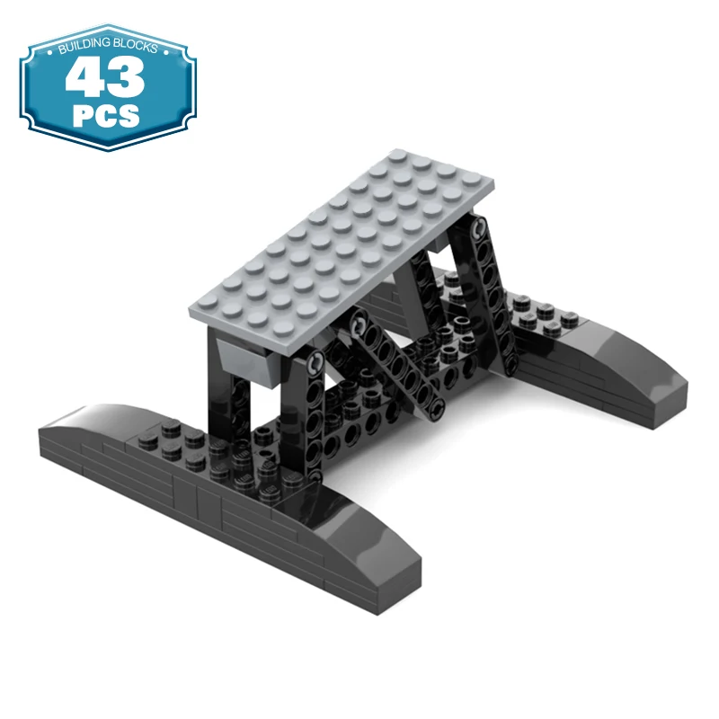 New MOC Display Stand (Only Bracket) for The Space Wars Fighter Razor Crest Set 75292 Building Blocks Bricks DIY Toys