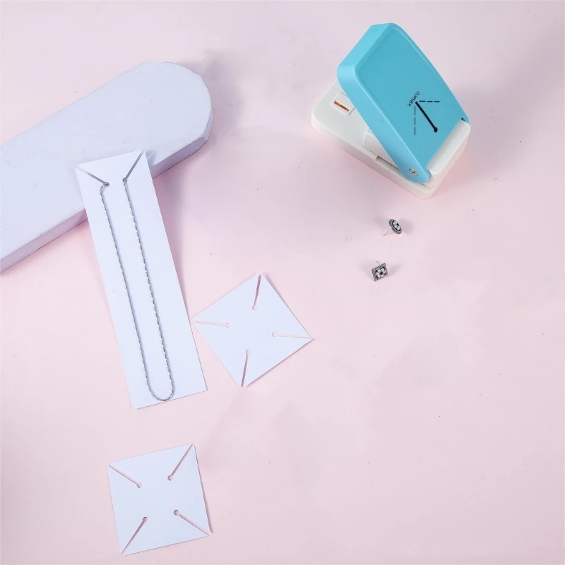 Durable Earring Card Punch Tool Convenient Hole Punches Necklace Card Puncher Versatile Scrapbooking Paper Puncher