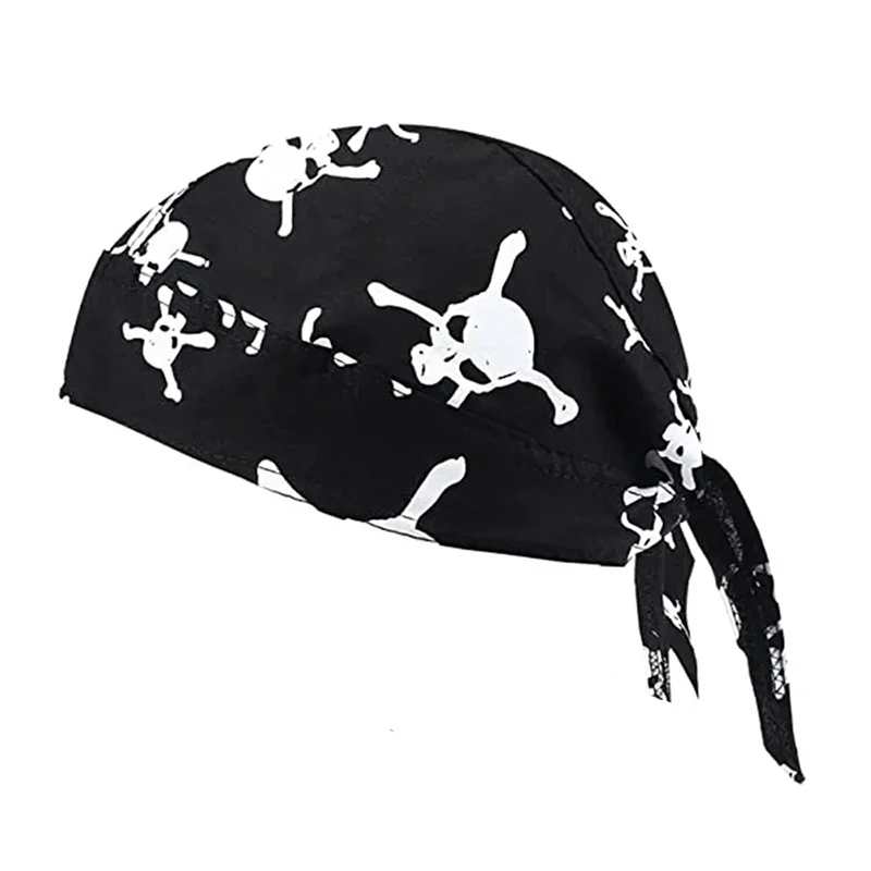 Cycling Skull Pirate Cap Hat Bandana Head Wrap Breathable Helmet Liner Anti Sweat Uv Sport Headband Scarf For Men And Women