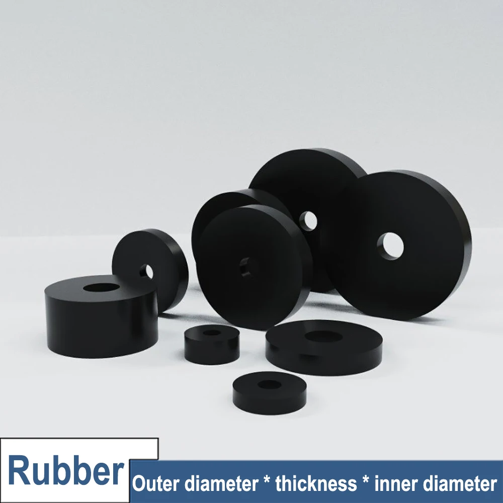 

Thickened Round Rubber Anti Vibration Pads Shock Absorber Mounts Grommet Isolation Mat for Air Conditioner Compressor Outdoor