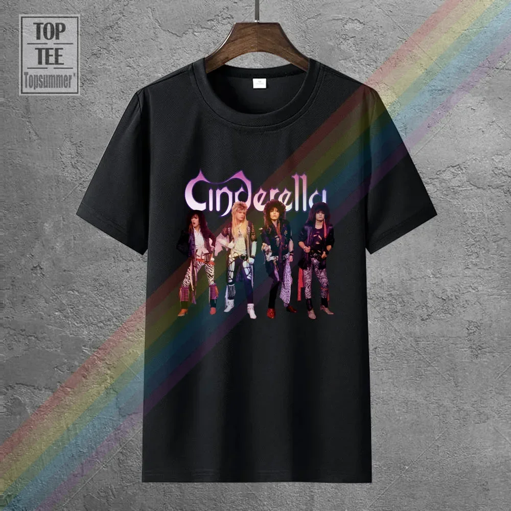 

Cinderella Group Photo Glam Hair Heavy Metal Classic Rock Band Concert T-Shirt